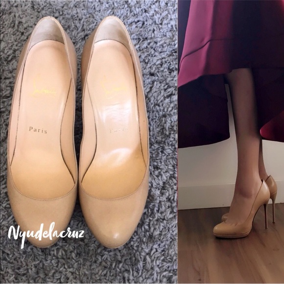 💯Authentic Christian Louboutin Fifille nude pump - Picture 3 of 7